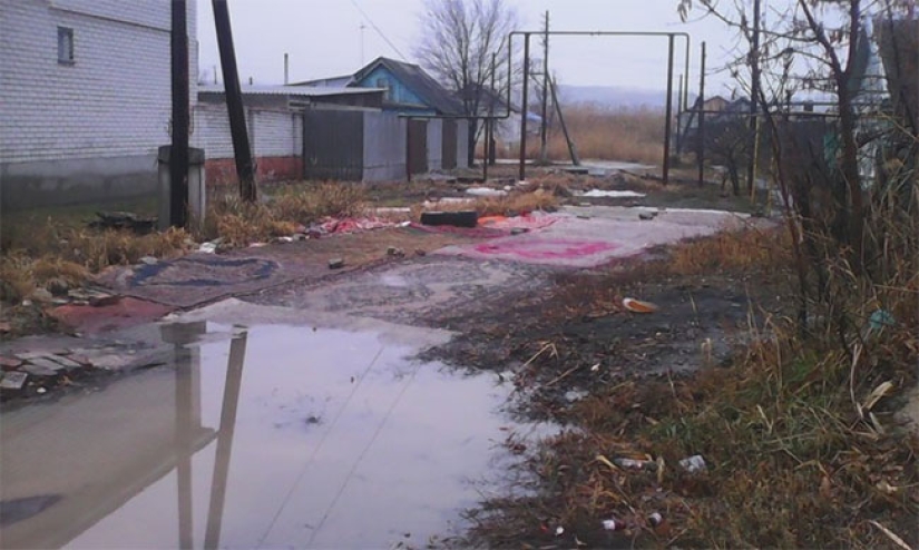 What happens to carpets that have been banished from the apartment What happens to carpets that have been banished from the apartment