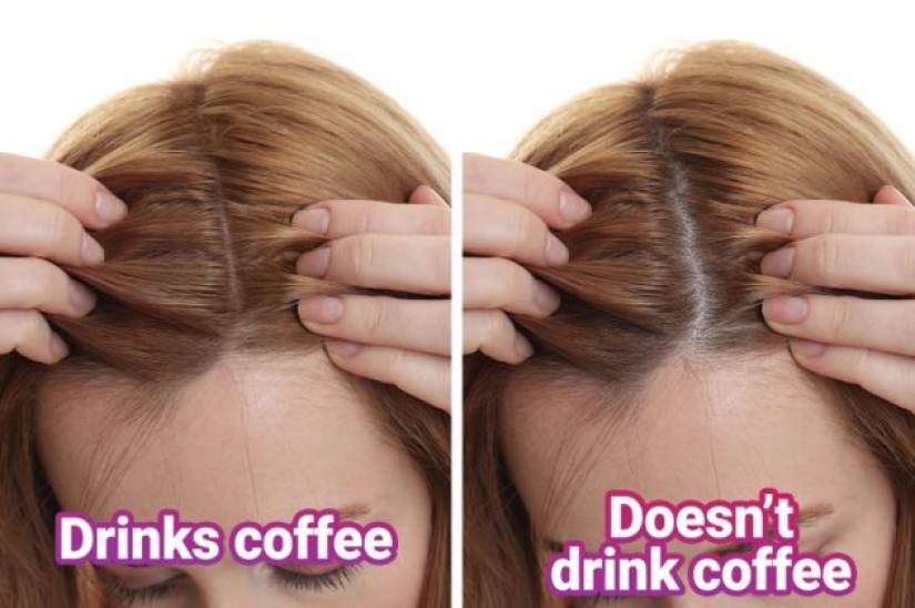 What happens to your hair when you cut down on coffee