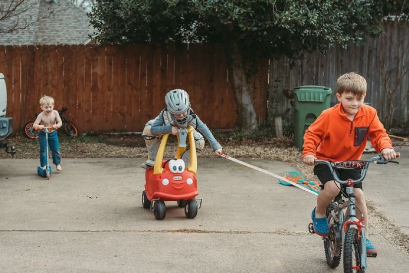 What it means to raise sons: Mother of three boys documents their lives until they grew up