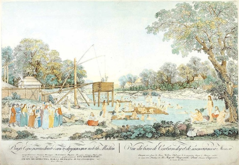 What Moscow looked like at the end of the XVIII century before the great fire of 1812
