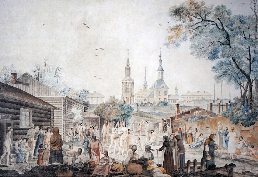 What Moscow looked like at the end of the XVIII century before the great fire of 1812