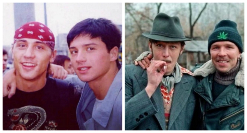 What Russian celebrities looked like in the 1990s