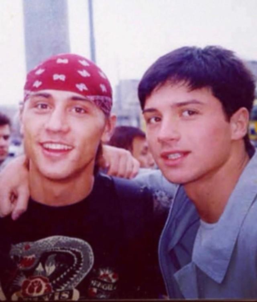 What Russian celebrities looked like in the 1990s