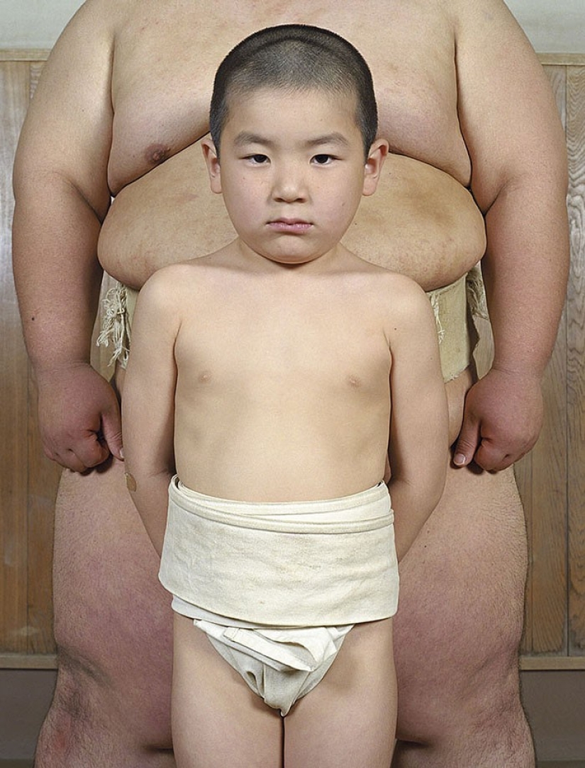 What sumo wrestlers look like in childhood and youth What sumo wrestlers look like in childhood and youth
