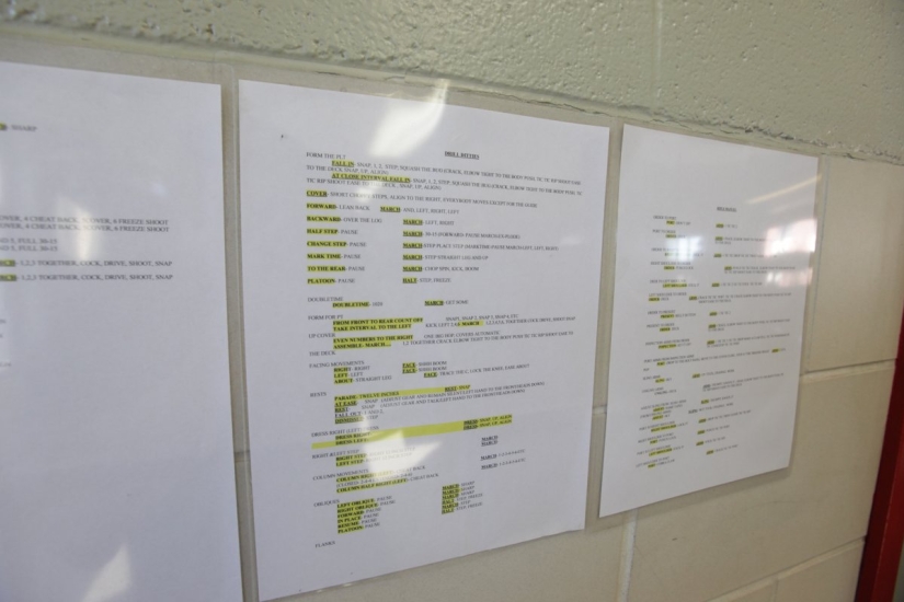 What the barracks look like, where the US Marines live and train