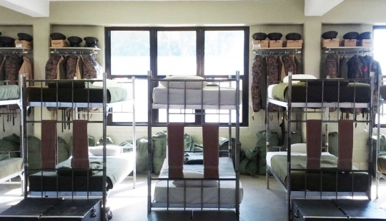 What the barracks look like, where the US Marines live and train What the barracks look like, where the US Marines live and train