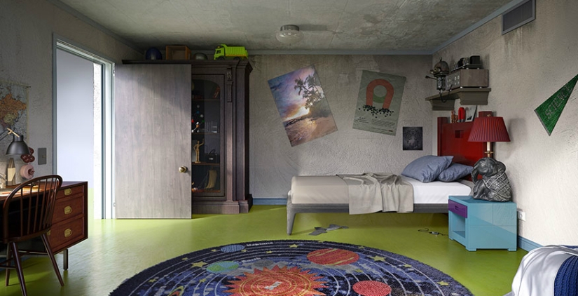 What the bedrooms of cartoon characters look like in real life: 6 designer fantasies