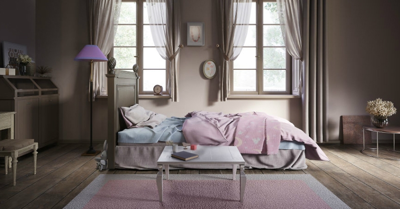What the bedrooms of cartoon characters look like in real life: 6 designer fantasies
