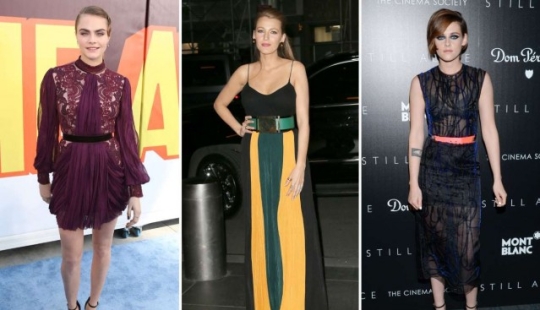 What the stars wear: starring belts