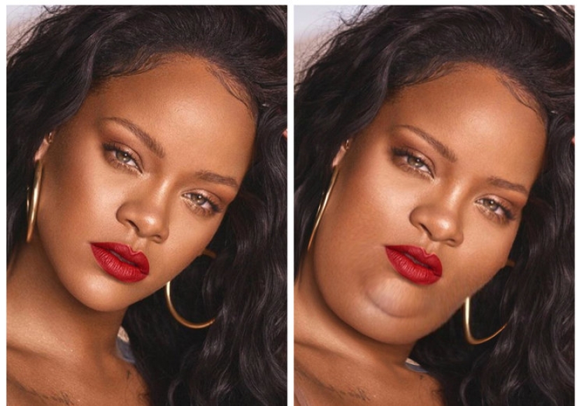 What would Kardashian, Buzova and 19 other stars with a second chin look like