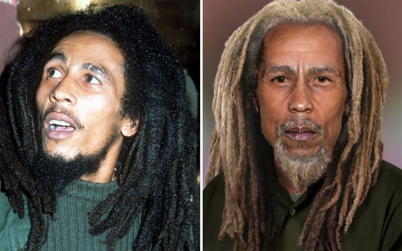 What would the deceased rock and roll legends look like today