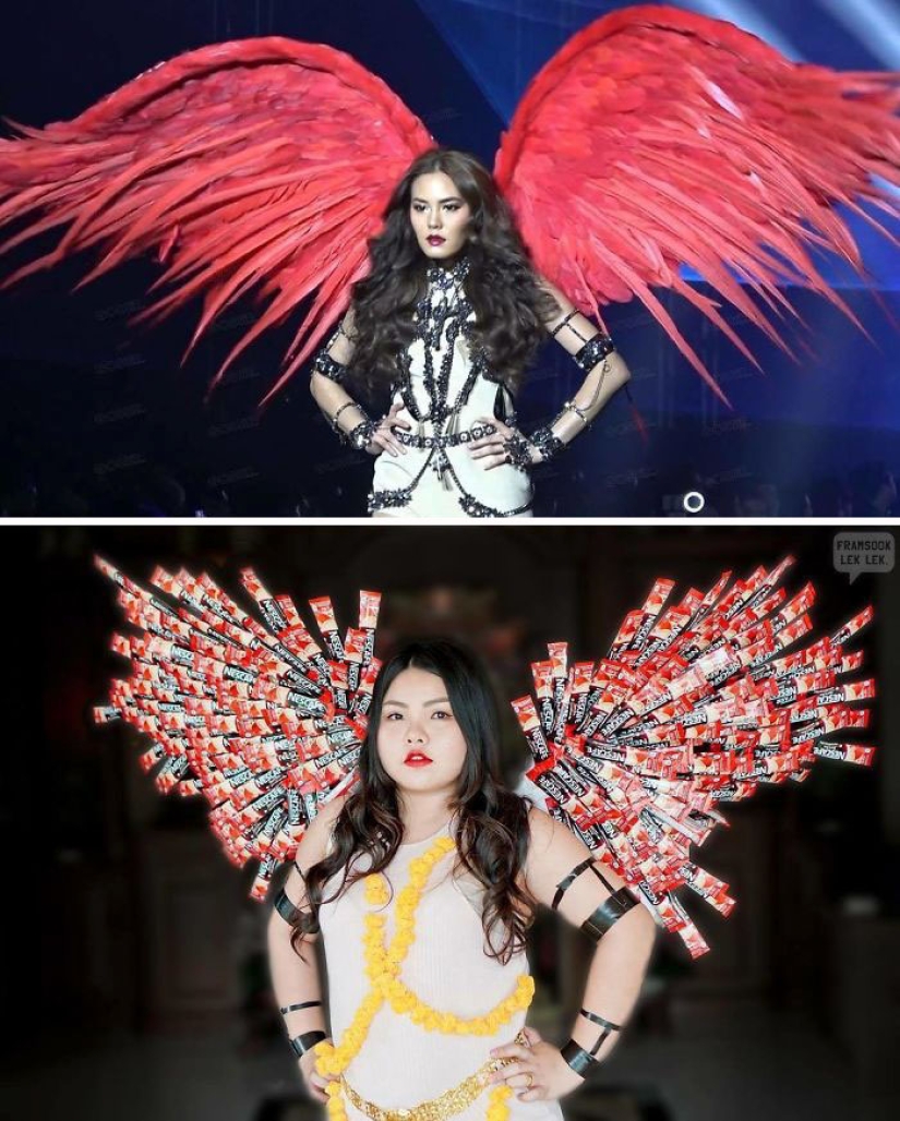 When a boring costume can be eaten: Taika recreates star outfits from products