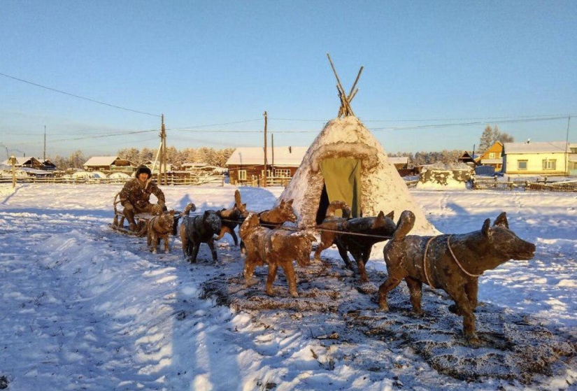 When art smells: Yakut craftsman sculpts sculptures from manure When art smells: Yakut craftsman sculpts sculptures from manure