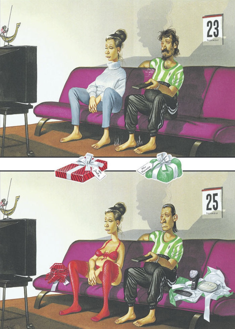 Where is our world going: cartoonist Gerhard Haderer exposes the problems of modern society in overly honest illustrations