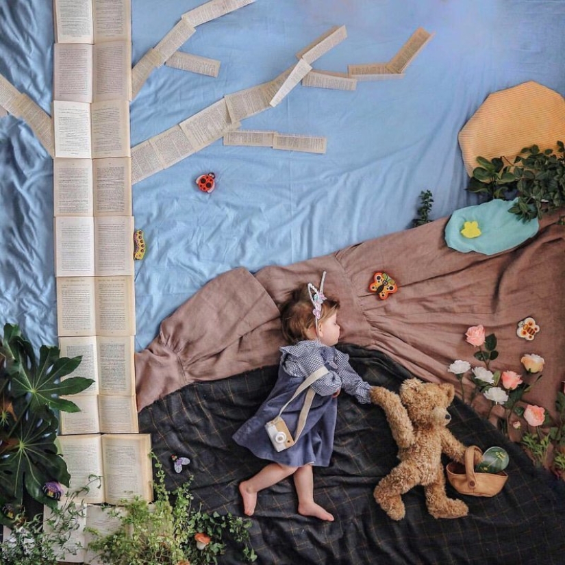 While you're sleeping: French Mom's magical photo series While you're sleeping: French Mom's magical photo series