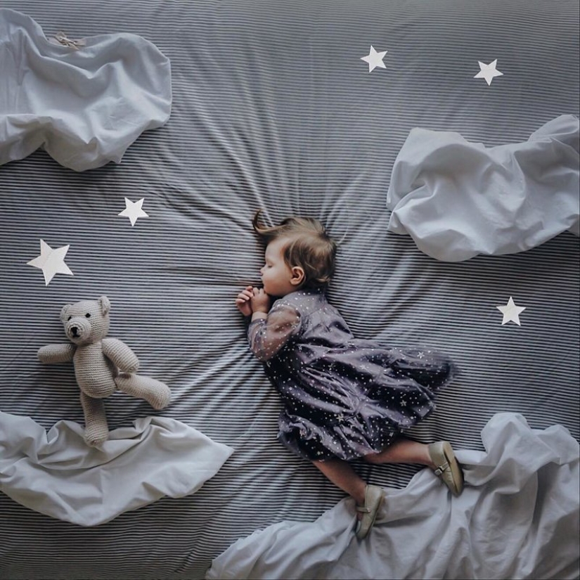While you're sleeping: French Mom's magical photo series While you're sleeping: French Mom's magical photo series
