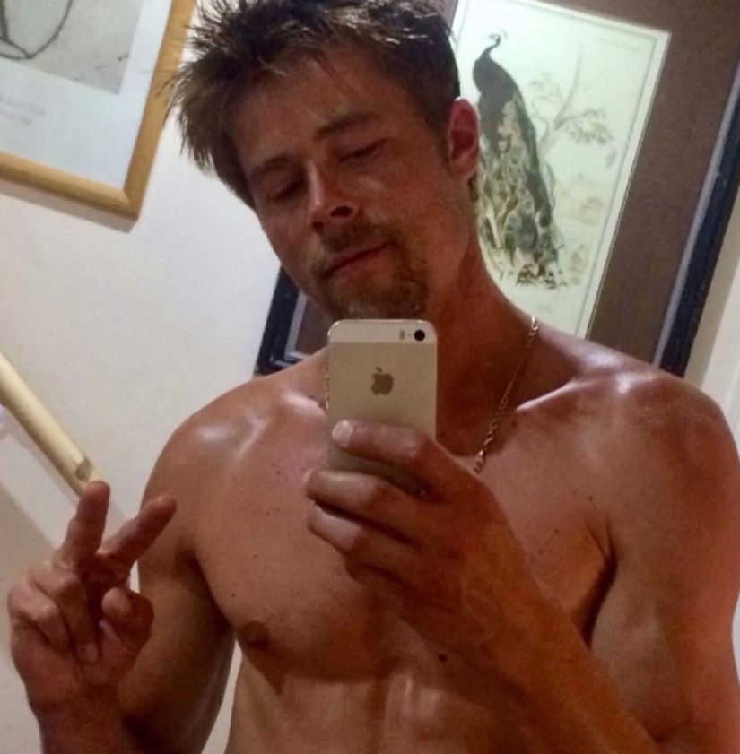 Why Brad Pitt, laying asphalt, is not happy with the attention of fans