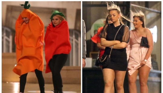 Wild fun in the middle of a storm: Brits are burning out in pubs and clubs, despite the terrible weather