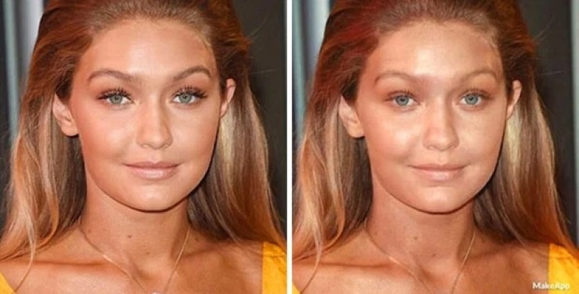 Without embellishment: the new app gives you the opportunity to see the stars without makeup