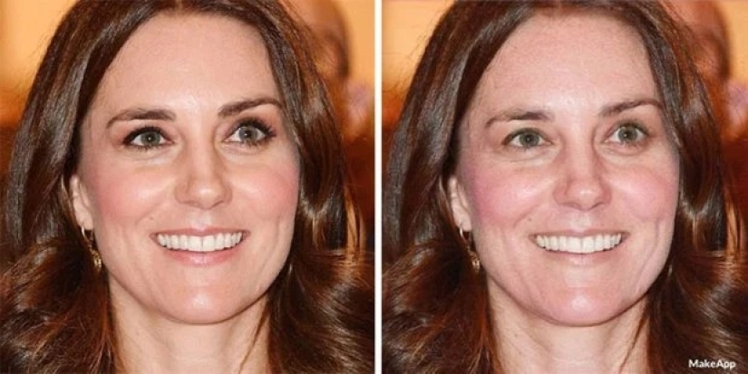 Without embellishment: the new app gives you the opportunity to see the stars without makeup