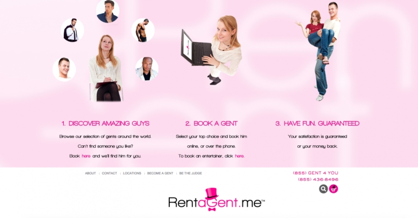 Women, attention: boyfriend for an hour