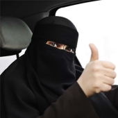 Women in Saudi Arabia are now at the helm