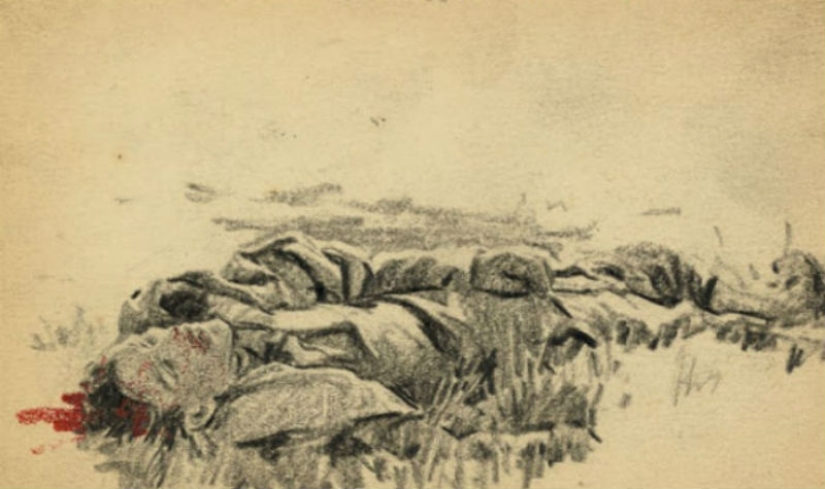 World War II in the drawings of a 21-year-old soldier made in 1944 World War II in the drawings of a 21-year-old soldier made in 1944