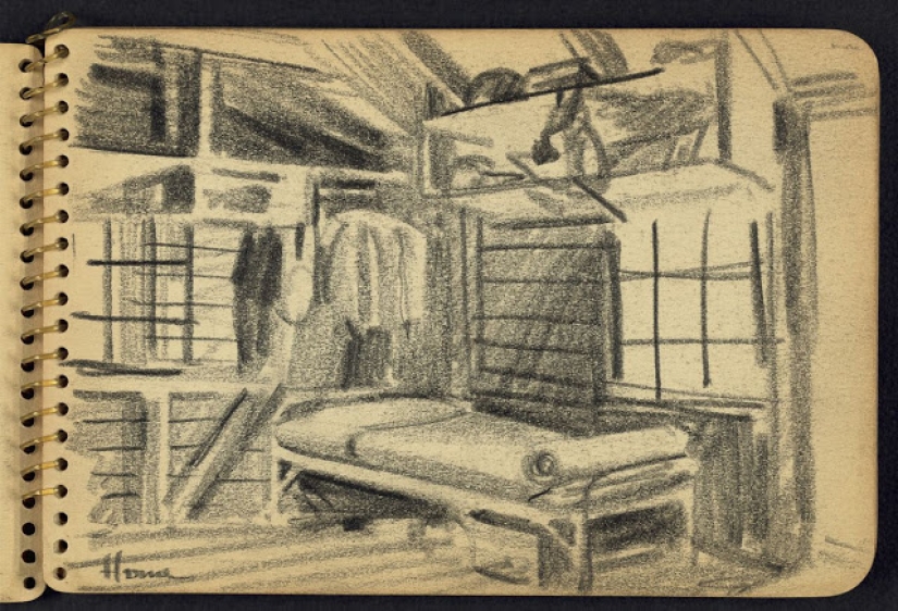 World War II in the drawings of a 21-year-old soldier made in 1944 World War II in the drawings of a 21-year-old soldier made in 1944