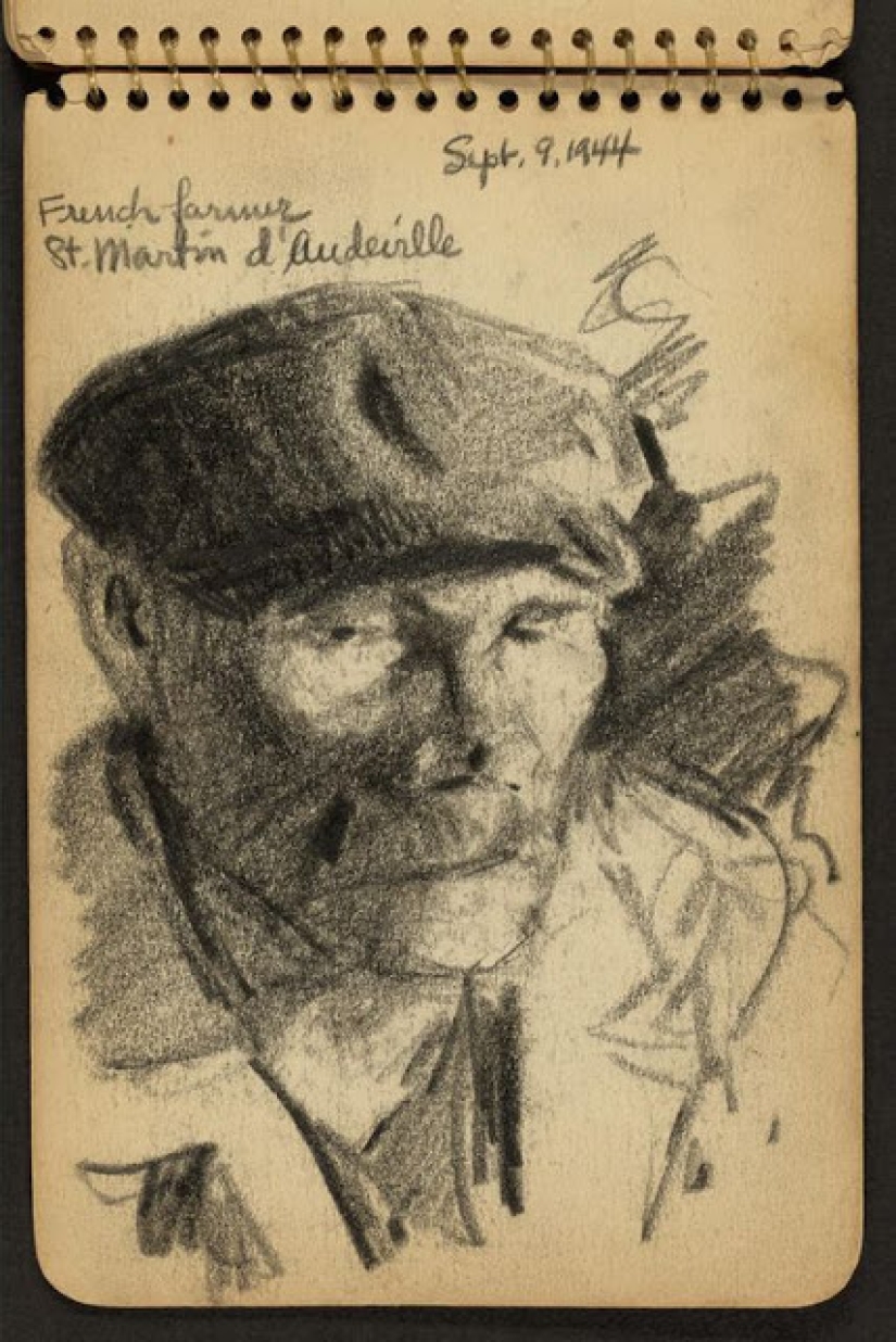 World War II in the drawings of a 21-year-old soldier made in 1944 World War II in the drawings of a 21-year-old soldier made in 1944