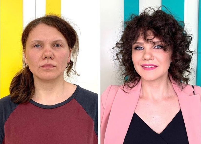 Wow-the effect of drastic changes after the stylist's work Wow-the effect of drastic changes after the stylist's work