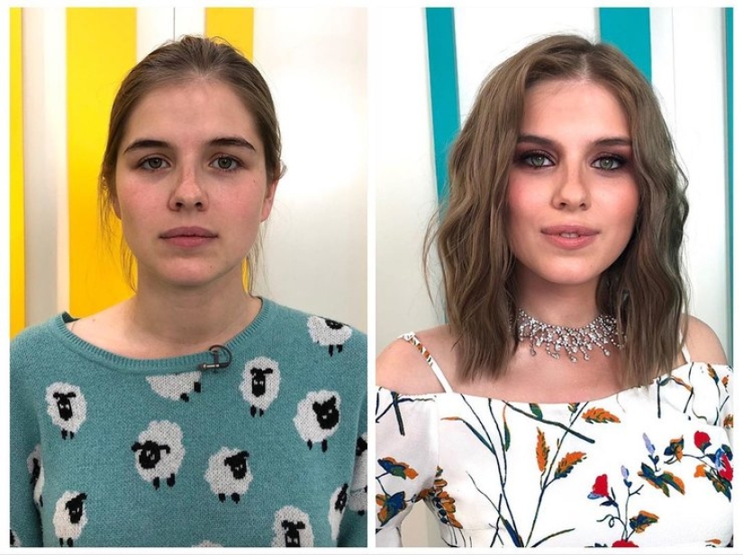 Wow-the effect of drastic changes after the stylist's work Wow-the effect of drastic changes after the stylist's work