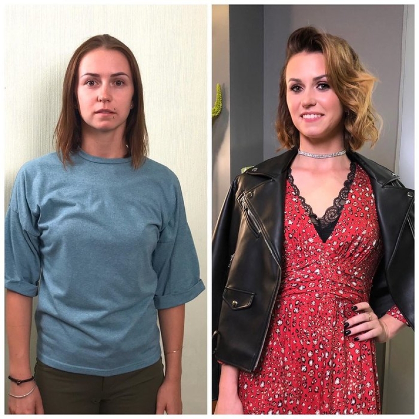 Wow-the effect of drastic changes after the stylist's work Wow-the effect of drastic changes after the stylist's work