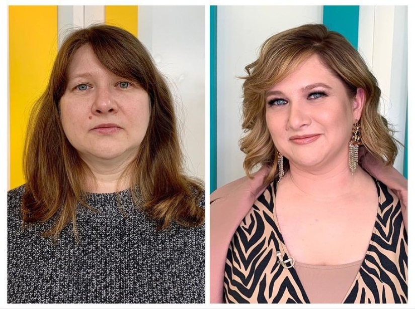 Wow-the effect of drastic changes after the stylist's work Wow-the effect of drastic changes after the stylist's work