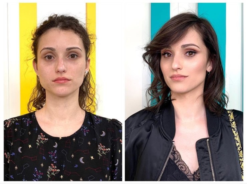 Wow-the effect of drastic changes after the stylist's work Wow-the effect of drastic changes after the stylist's work