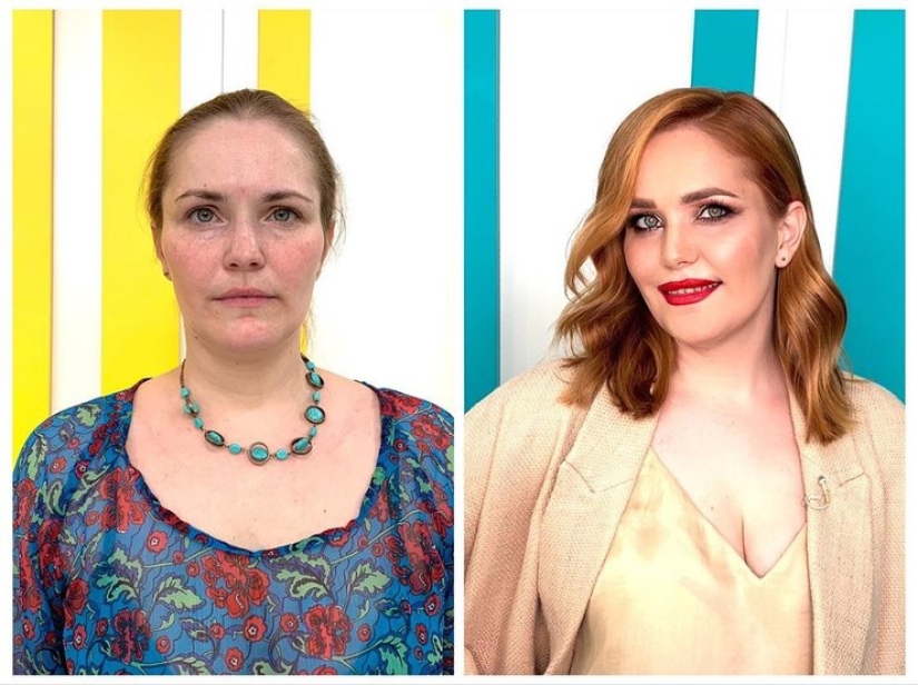 Wow-the effect of drastic changes after the stylist's work Wow-the effect of drastic changes after the stylist's work