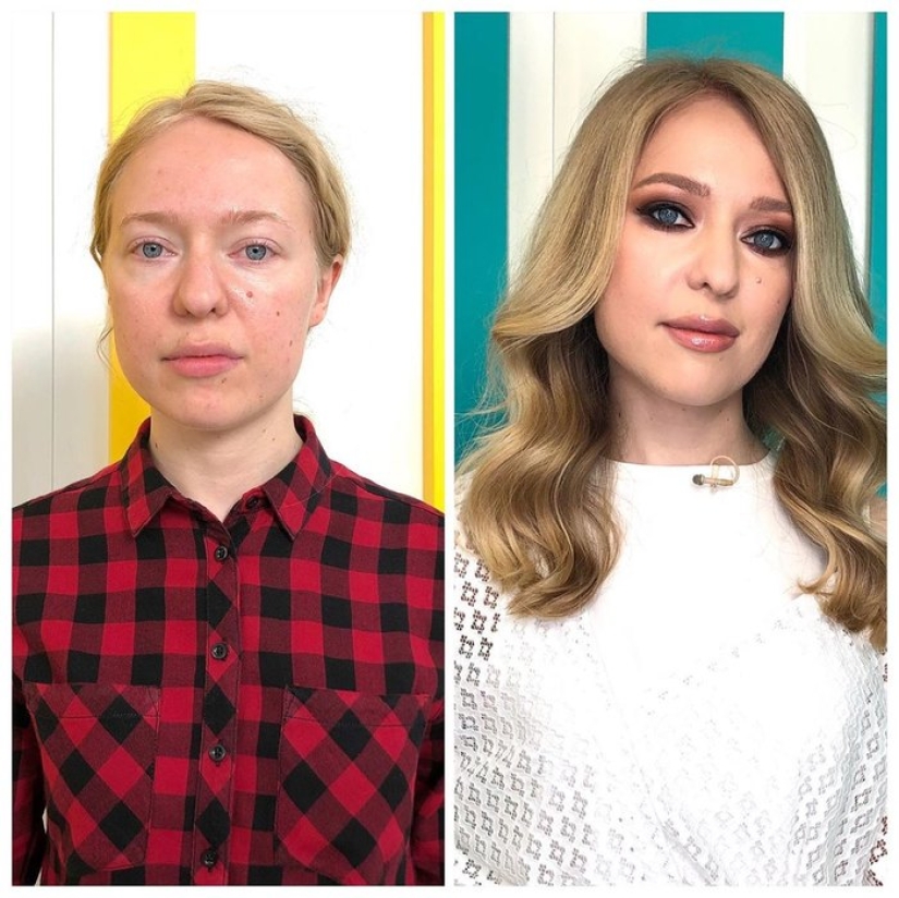 Wow-the effect of drastic changes after the stylist's work Wow-the effect of drastic changes after the stylist's work