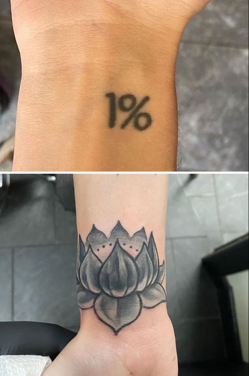 10 Before & After Pics Of Terrible Tattoos Getting Fixed, As Shared In This Online Group