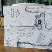 10 “Imaginary” Hand Drawings Of Spring With Black Gel Pens