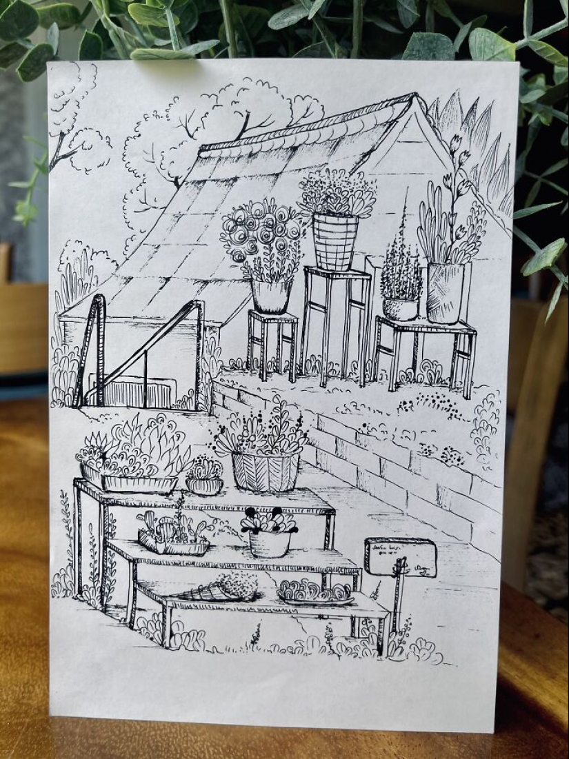 10 “Imaginary” Hand Drawings Of Spring With Black Gel Pens 10 “Imaginary” Hand Drawings Of Spring With Black Gel Pens