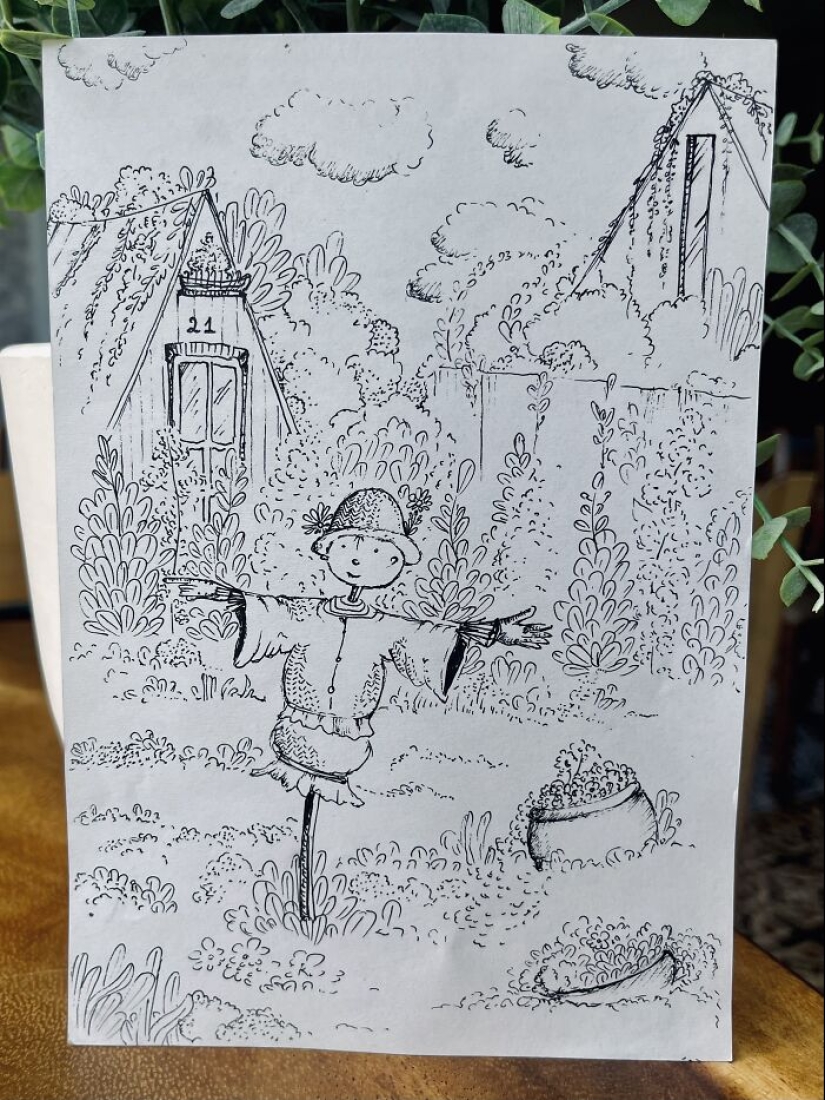 10 “Imaginary” Hand Drawings Of Spring With Black Gel Pens 10 “Imaginary” Hand Drawings Of Spring With Black Gel Pens