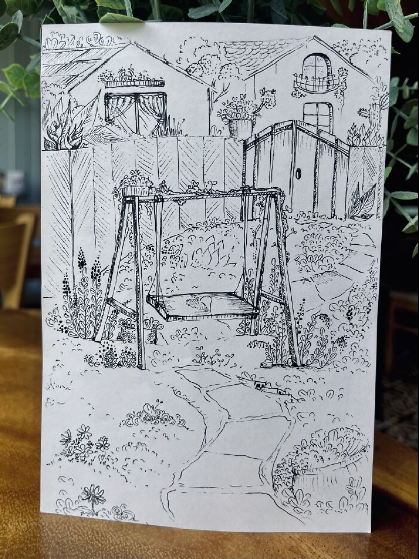 10 “Imaginary” Hand Drawings Of Spring With Black Gel Pens 10 “Imaginary” Hand Drawings Of Spring With Black Gel Pens