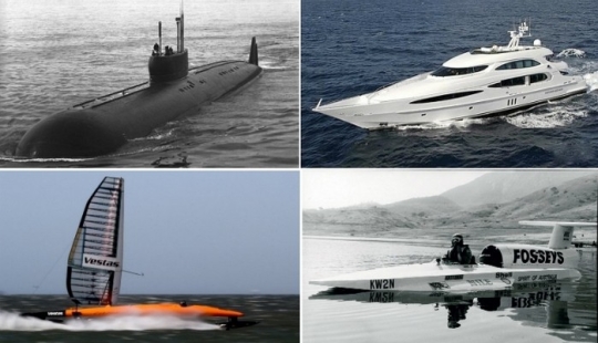 10 of the world's fastest watercraft that amaze the imagination