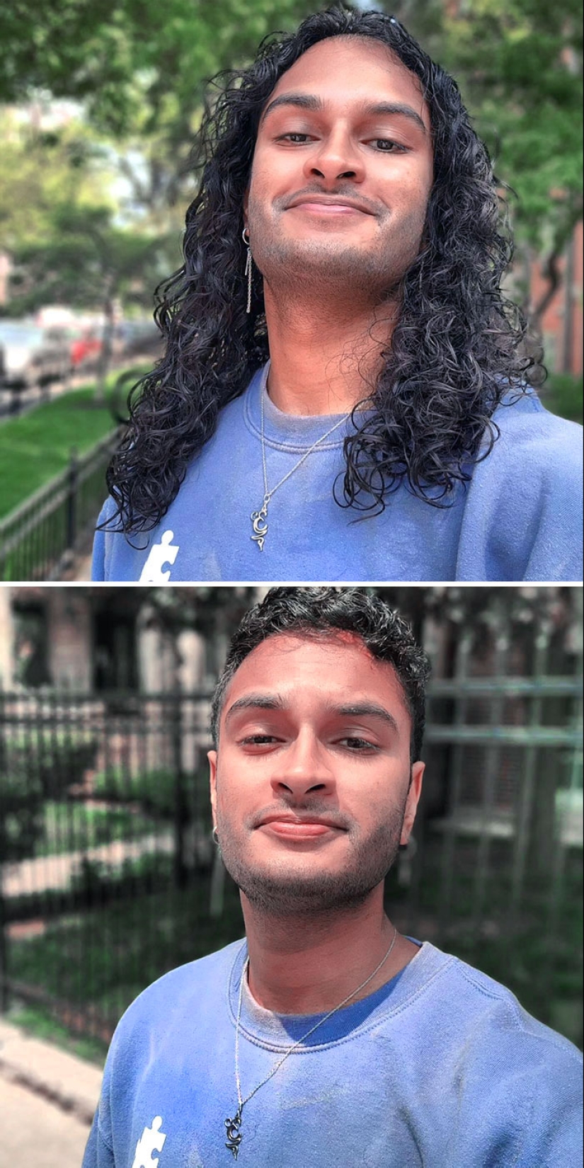 10 People Before And After Cutting Off Their Long Hair To Donate It (Part2)