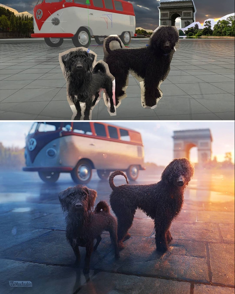 10 Times Max Asabin Photoshopped Different Shots With Unique Perspectives