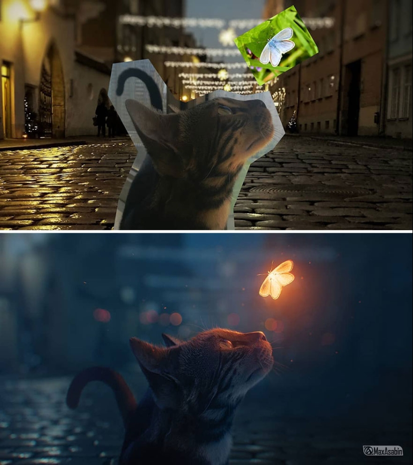 10 Times Max Asabin Photoshopped Different Shots With Unique Perspectives