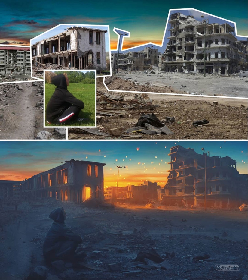 10 Times Max Asabin Photoshopped Different Shots With Unique Perspectives