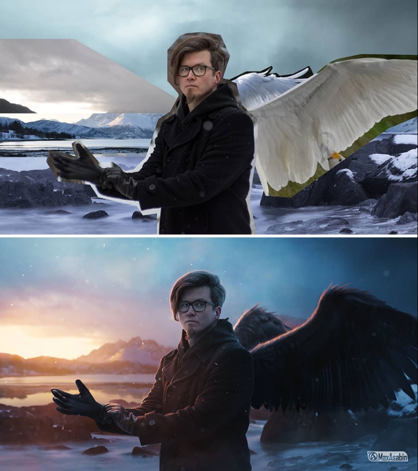 10 Times Max Asabin Photoshopped Different Shots With Unique Perspectives