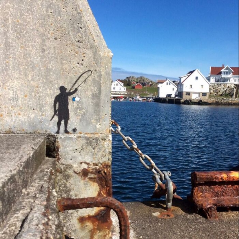 10 Works Of Street Graffiti That Interacts With Its Surroundings By This Artist