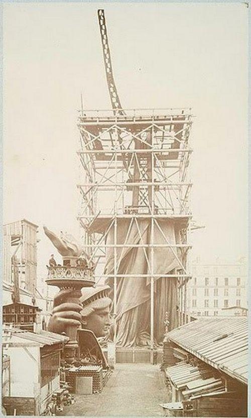 11 rare footage from the construction of the Statue of Liberty 11 rare footage from the construction of the Statue of Liberty