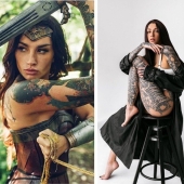 11 tattoo models, because of which you also want to “paint” the body